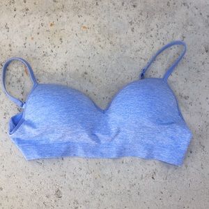 Blue padded bralette